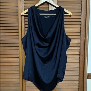 7th Avenue Design Studio Elegant Black Women's Blouse